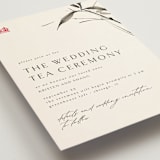 "Bambusa" - Tea Ceremony Invitations in Almond by Anastasia Makarova - Detail