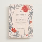 "Orient Garden" - Tea Ceremony Invitations in Saffron by Vera Lim - Front