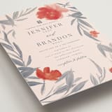 "Orient Garden" - Tea Ceremony Invitations in Saffron by Vera Lim - Detail
