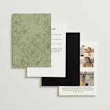 "Kota" - Tea Ceremony Invitations in Onyx by Nazia Hyder - Back of Card Options