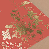 "Abstract Flora" - Tea Ceremony Invitations in Lava by Stellax Creative - Detail