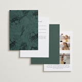 "Auspicious Peonies" - Tea Ceremony Invitations in Evergreen by fatfatin - Back of Card Options
