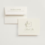 "Marmont" - Wedding Thank You Cards in Lilac by Kristie Kern - Front