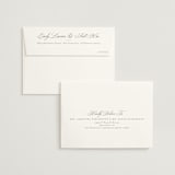 "Formally" - Wedding Thank You Cards in Mist by Sarah Brown - FREE Recipient Addressing