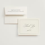 "toulomotiri" - Wedding Thank You Cards in Sugar by chocomocacino - Front