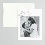 "The Wedding" - Wedding Thank You Cards in Marshmallow by Kaydi Bishop - Front