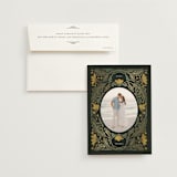 "Embellished" - Wedding Thank You Cards in Buttercup by Jen Owens - Front