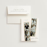 "Snapshots" - Wedding Thank You Cards in Pearl by Leah Bisch - Front