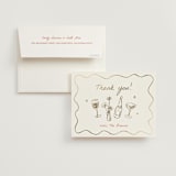 "Chic Soirée" - Wedding Thank You Cards in Verona Sunset by Cass Loh - Front