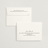 "metro" - Wedding Thank You Cards in Midnight by Inkblot Design - FREE Recipient Addressing