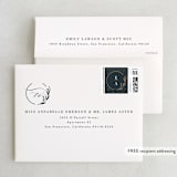 "For Eternity" - Wedding Thank You Cards in Midnight by Ana de Sousa - FREE Recipient Addressing