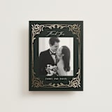 "Majesty" - Wedding Thank You Cards in Onyx by Nicoletta Savod - Front