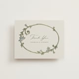 "grandeur" - Wedding Thank You Cards in Bluebell by Jen Owens - Front