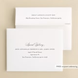 "Initialed" - Wedding Thank You Cards in Chantilly by Jessica Williams - FREE Recipient Addressing