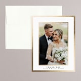 "Classic Love" - Wedding Thank You Cards in Vanilla by Susan Moyal - Front