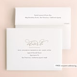 "Idyllic" - Wedding Thank You Cards in Sugar by Jessica Williams - FREE Recipient Addressing