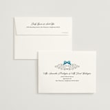 "Josephine" - Wedding Thank You Cards in Marine by Jackie Crawford - FREE Recipient Addressing