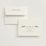 "Classic Branches" - Foil-Pressed Flat Wedding Thank You Cards in Cream by Grace Kreinbrink - FREE Recipient Addressing