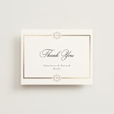 "Embrace" - Wedding Thank You Cards in Peony by Susan Moyal - Front