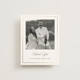 "Country Elegance" - Wedding Thank You Cards in Sage Green by Lucrecia Caporale - Front