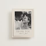 "Grace" - Wedding Thank You Cards in Champagne by Nicole Walsh - Front