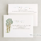 "In the country" - Wedding Thank You Cards in Forest by Paper Sun Studio - FREE Recipient Addressing
