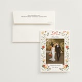 "Fleur" - Wedding Thank You Cards in Verona Sunset by Sarah Knight - Front