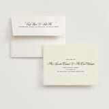 "Monogram Script" - Wedding Thank You Cards in Silk by Kelly Schmidt - FREE Recipient Addressing