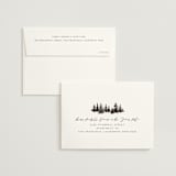 "Vista" - Wedding Thank You Cards in Fallen Snow by Robin Ott - FREE Recipient Addressing