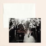 "Forever Elegant" - Wedding Thank You Cards in Mauve by Hooray Creative - Front