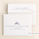 "Aspen" - Wedding Thank You Cards in Midnight by Kristie Kern - FREE Recipient Addressing