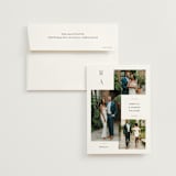 "Multiple" - Wedding Thank You Cards in Cotton by Jessica Williams - Front