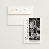 "ink pen" - Wedding Thank You Cards in Onyx by Sarah Curry - Front