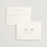 "Esther's garden" - Wedding Thank You Cards in Ivory by Jennifer Wick - FREE Recipient Addressing