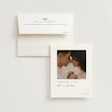 "Courtyard" - Wedding Thank You Cards in Lily by Owl and Toad - Front
