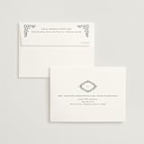 "Floral Romance" - Wedding Thank You Cards in Something Blue by Gwen Bedat - FREE Recipient Addressing