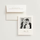 "Gold Crest" - Wedding Thank You Cards in Ivory by Mansi Verma - Front