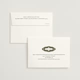 "Frame" - Wedding Thank You Cards in Emerald by Jen Owens - FREE Recipient Addressing
