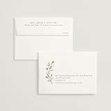 "Perennial" - Wedding Thank You Cards in Cotton by Amy Kross - FREE Recipient Addressing