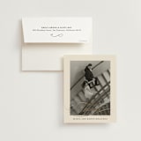 "Black Tie Affair" - Wedding Thank You Cards in Onyx by Hooray Creative - Front