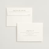 "Elegant Type" - Wedding Thank You Cards in Pearl by Leah Bisch - FREE Recipient Addressing