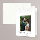"Sparkle + Shine" - Gloss-Press® Thank You Cards in Silk by Kristie Kern - Front
