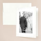"Promise" - Gloss-Press® Thank You Cards in Snow by Design Lotus - Front