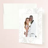"Beautiful Bouquet" - Gloss-Press® Thank You Cards in Cathedral by Jennifer Postorino - Front