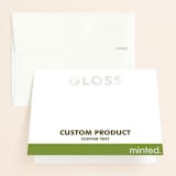 "Landscape" - Gloss-Press® Thank You Cards in Iridescent Pearl by Minted - Front