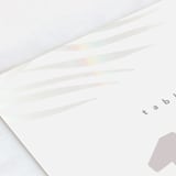 "Palm Vibes" - Gloss-Press® Table Numbers in Porcelain by Pixel and Hank - Detail