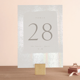 "the mill park" - Gloss-Press® Table Numbers in Opal by Phrosné Barwood - Front