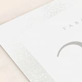 "the mill park" - Gloss-Press® Table Numbers in Opal by Phrosné Barwood - Detail