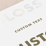"Landscape" - Gloss-Press® Table Numbers in Iridescent Pearl by Minted - Detail