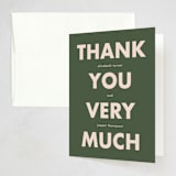 "headline" - Party Thank You Cards in Watermelon by Heather Schertzer - Front